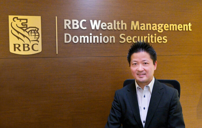 RBC Wealth Management Group日本語チームの平井アンディさん。2023年2月10日、バンクーバー市。Photo by Koichi Saito