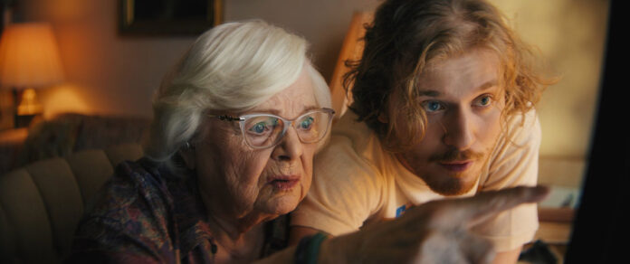 June Squibb and Fred Hechinger in Thelma. Photo courtesy of Magnolia Pictures