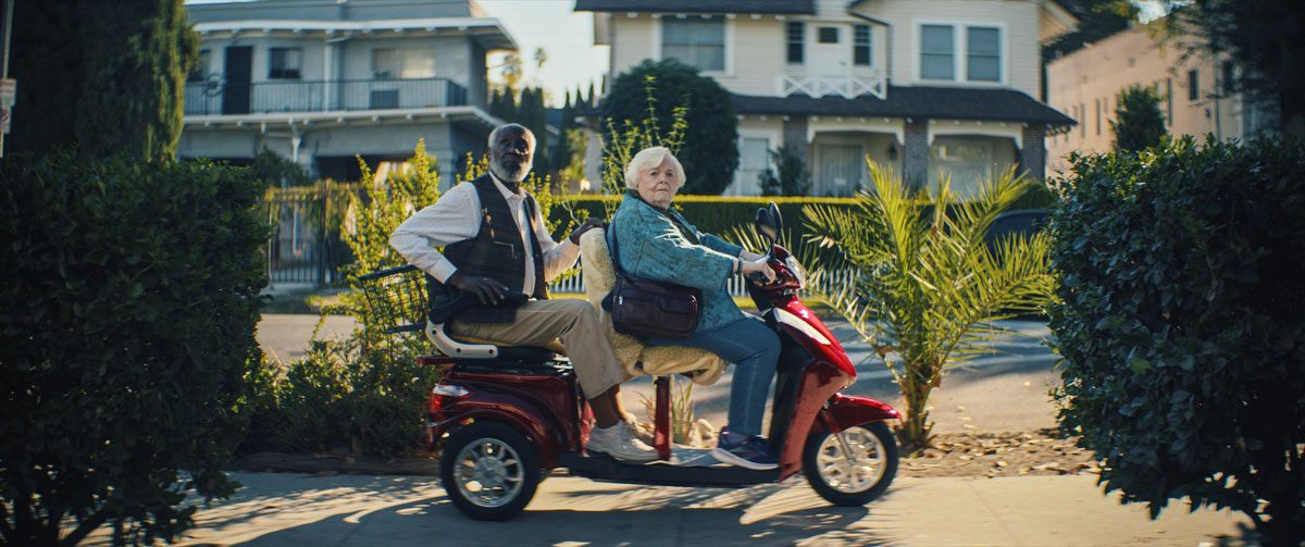 Richard Roundtree and June Squibb in Thelma. Photo courtesy of Magnolia Pictures