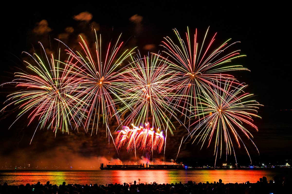 Honda Celebration of Light 2024、イギリス。2024年7月27日、バンクーバー市。Photo by Koichi Saito