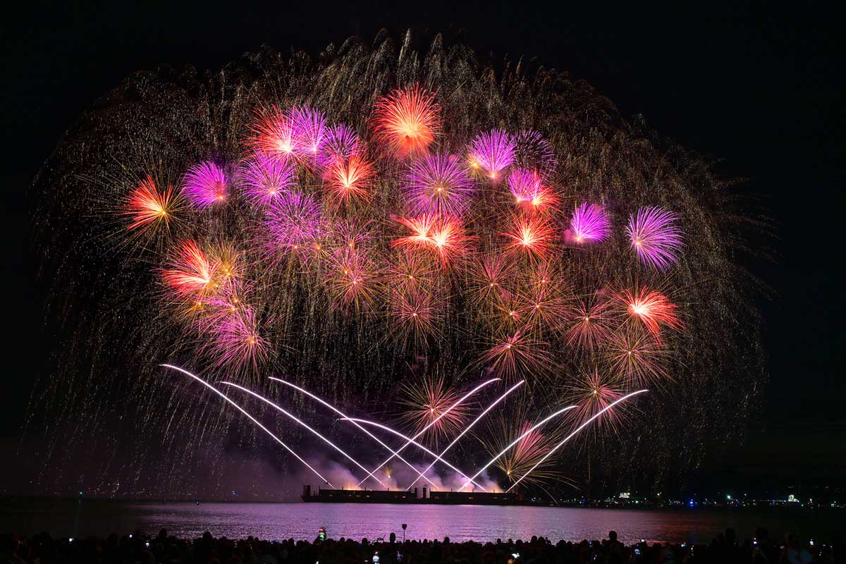 Honda Celebration of Light 2024、イギリス。2024年7月27日、バンクーバー市。Photo by Koichi Saito